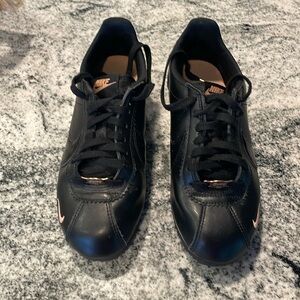 Nike Cortez Black and Rose Gold Size 8
